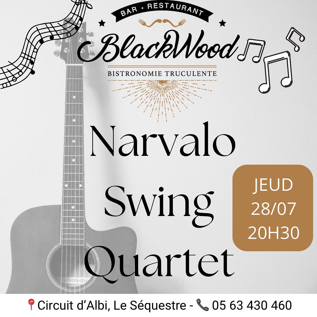 Narvalo swing Quartet au Blackwood Albi