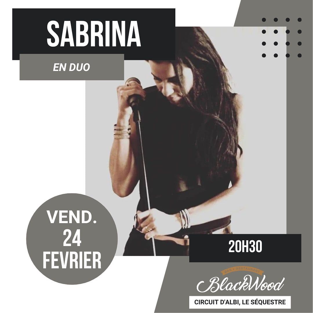 sabrina en concert Blackwood Albi-min